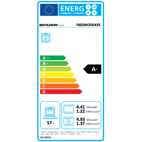 Bertazzoni  F60 5 MOD G K XS + P60 4L MOD X